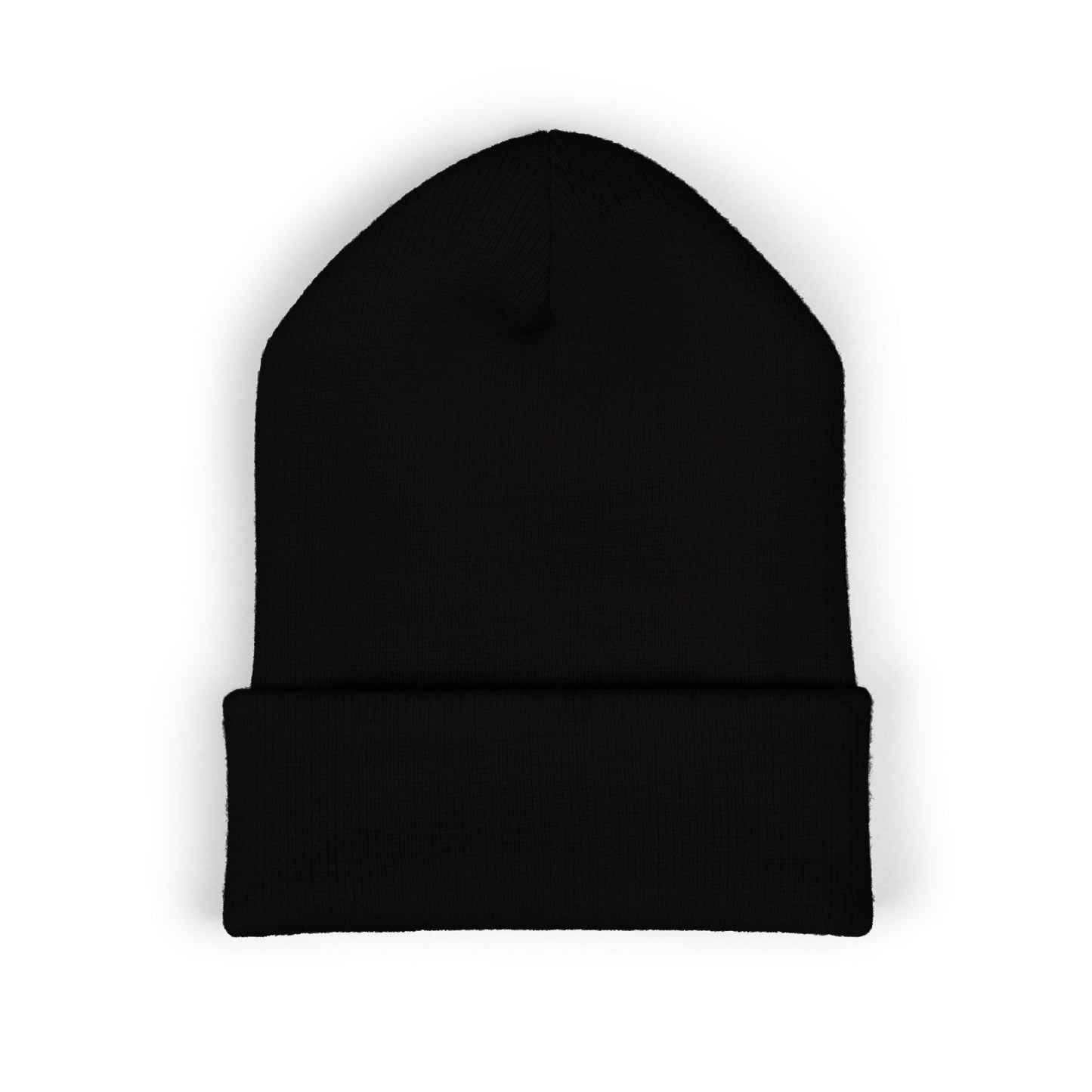 Embroidered 'The Deck Table' Classic Cuffed Beanie — Warm Graphic Knit Hat