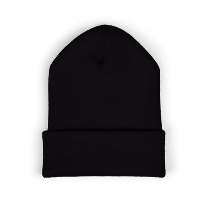 Embroidered 'The Deck Table' Classic Cuffed Beanie — Warm Graphic Knit Hat