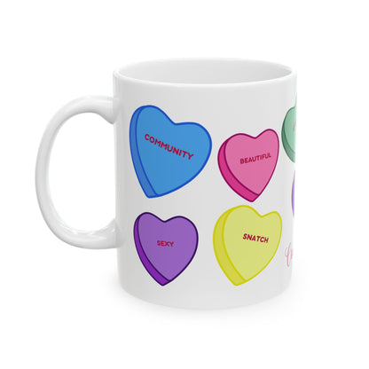 Valentine's Day  Ceramic Coffee Mug - 11oz & 15oz - Perfect Gift for Fitness Lovers