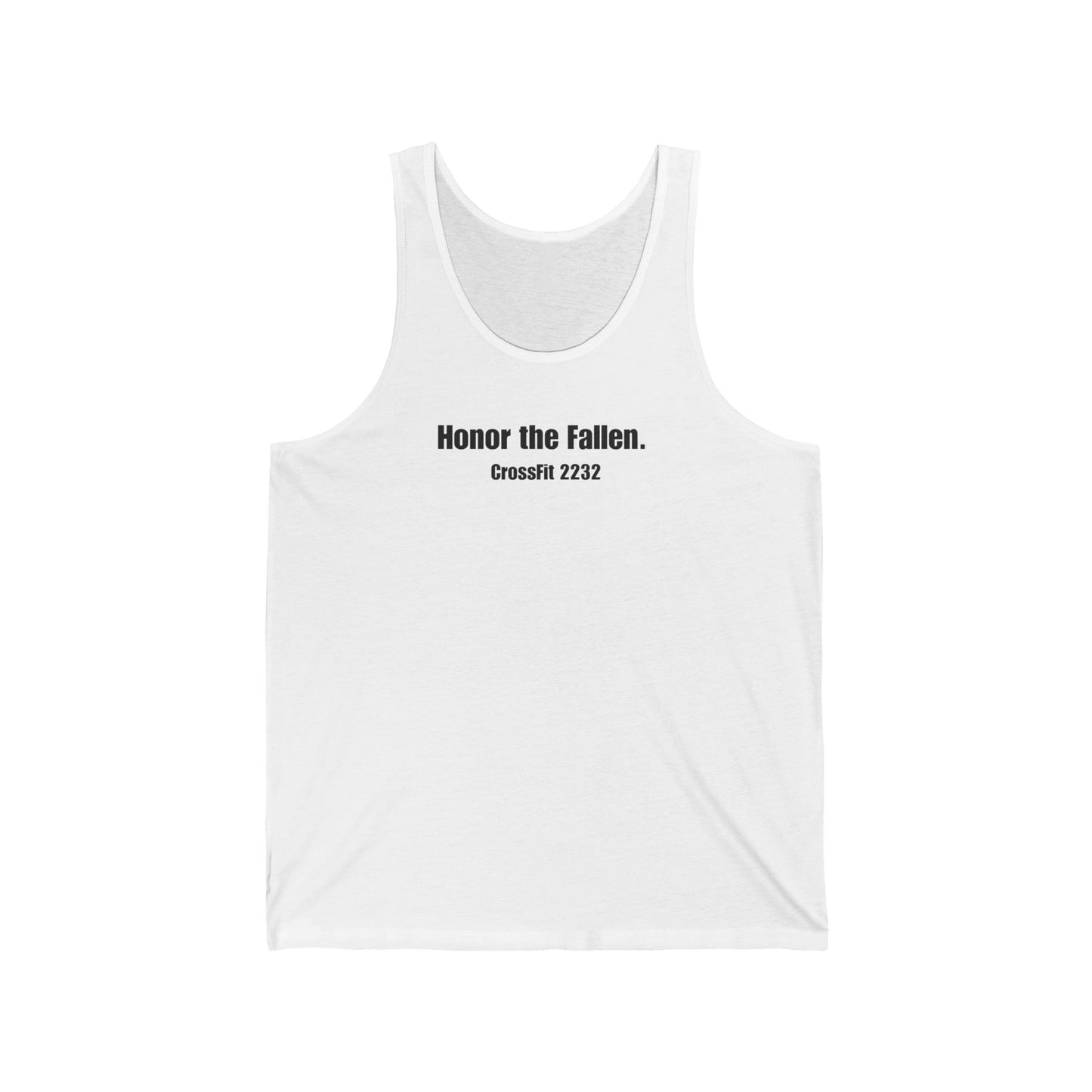 Honor the Fallen "Murph" Workout Tank Top – Memorial American Flag CrossFit Tee