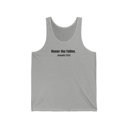 Honor the Fallen "Murph" Workout Tank Top – Memorial American Flag CrossFit Tee
