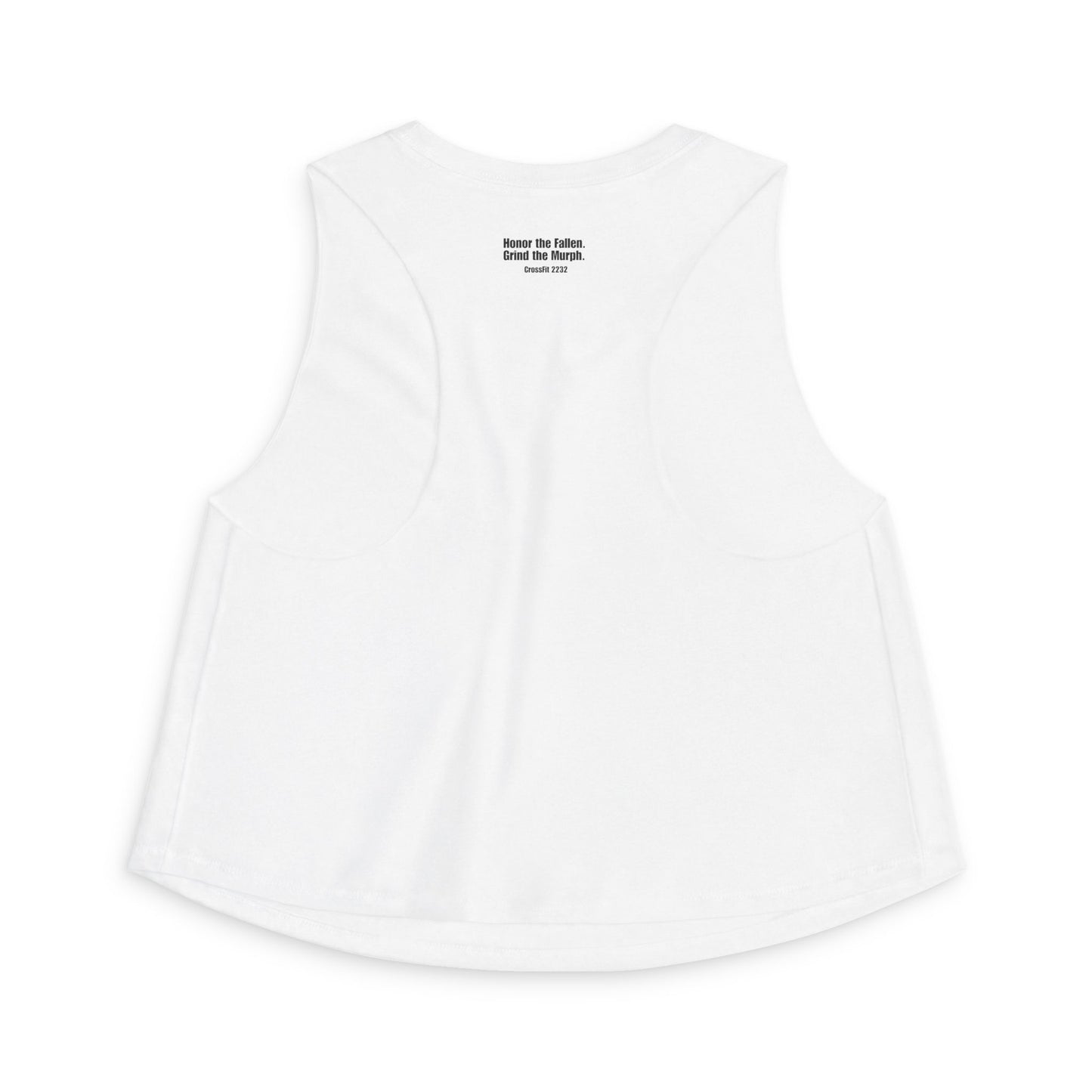 Murph Workout Women's Crop Top — American Flag WOD Fitness Tank